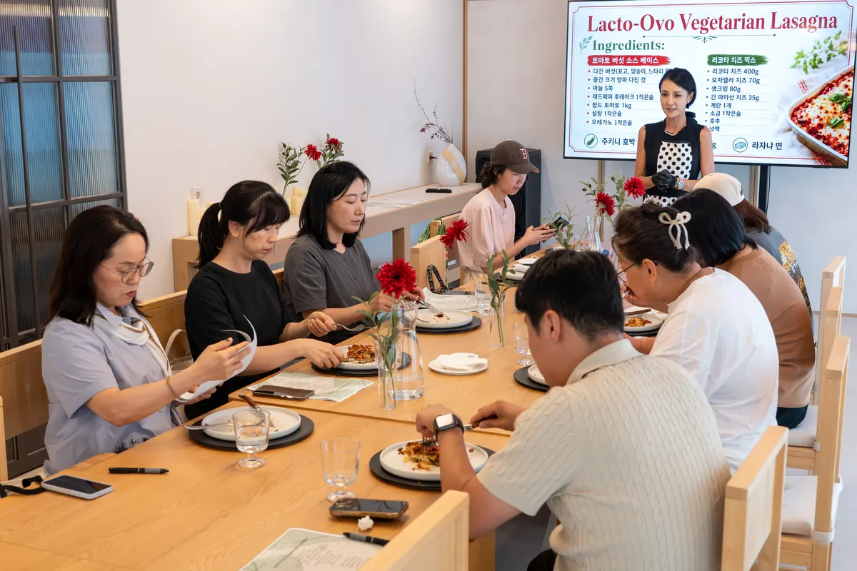 베지테리언 라자냐 클래스