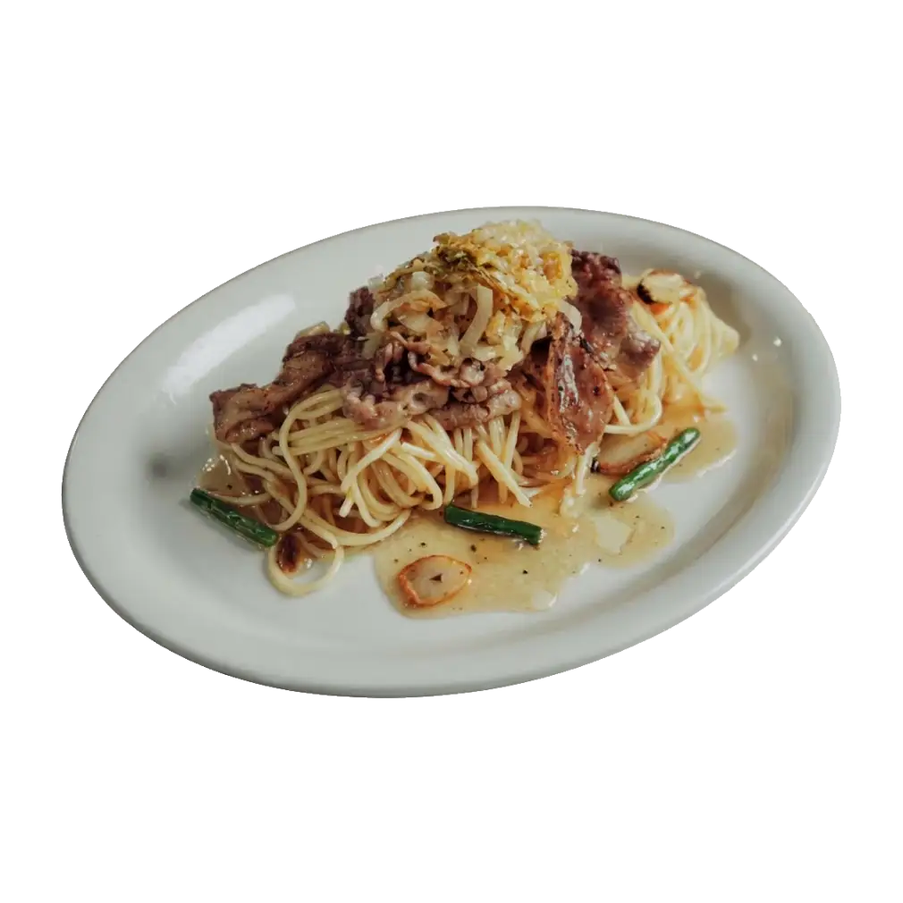 우삼겹 묵은지 파스타