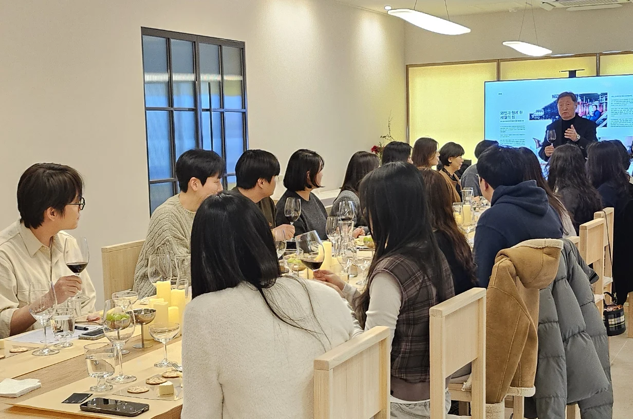 화동2571 와인강좌 및 시음회 테이블 세팅